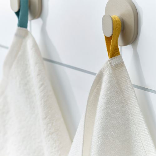 IKEA - KRAMA, hand towel for babies, off white, 30x30 cm
