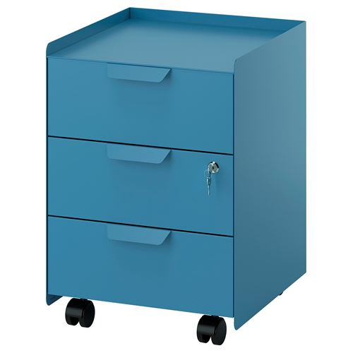 IKEA - TROTTEN, storage unit, blue, 40x56 cm