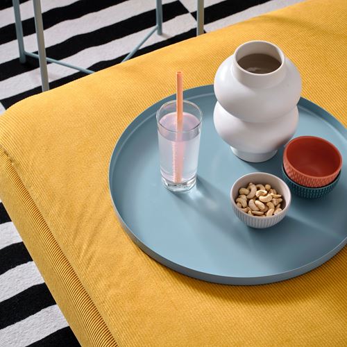 IKEA - GLADOM, tray table, light blue, 45x53 cm
