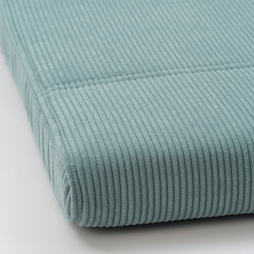 IKEA - POANG, footstool, dark green-kelinge gray-blue