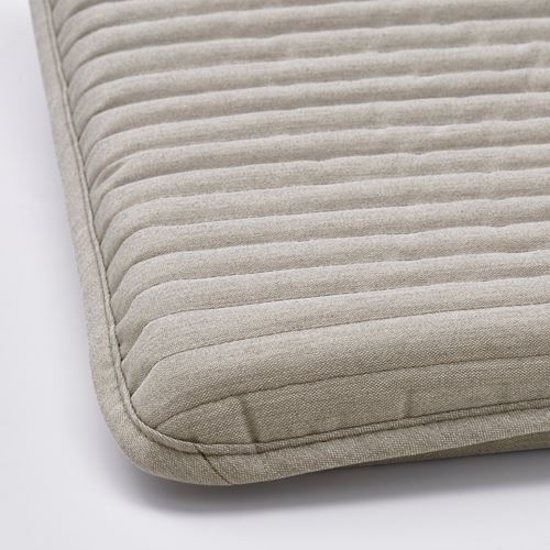 IKEA - POANG, ayak uzatma taburesi, koyu yeşil-knisa açık bej