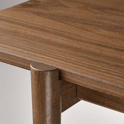 IKEA - UGGLERUM, coffee table, walnut veneer, 130x65 cm