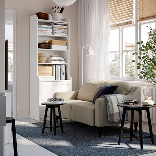 IKEA - GULLVALLA, 2-seat sofa, silkeryd dark gray-beige
