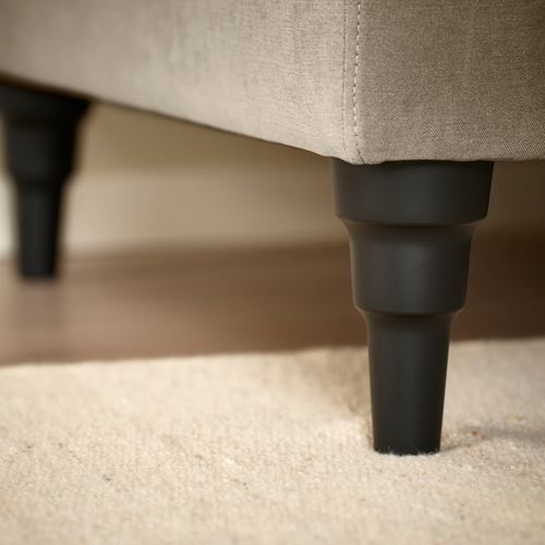 IKEA - GULLVALLA, 2-seat sofa, silkeryd dark gray-beige