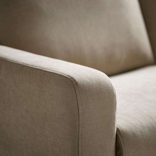 IKEA - GULLVALLA, 2-seat sofa, silkeryd dark gray-beige