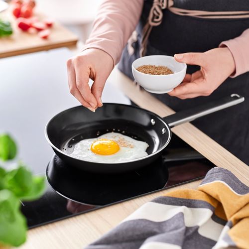 IKEA - GULDÖRING, kızartma tavası, siyah-gri, 20 cm