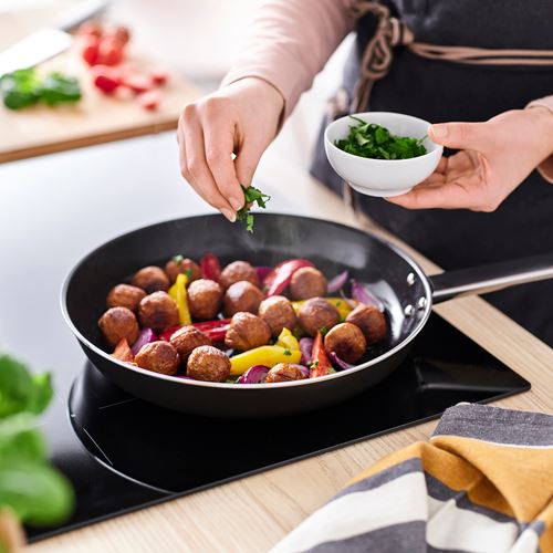 IKEA - GULDÖRING, kızartma tavası, siyah-gri, 28 cm