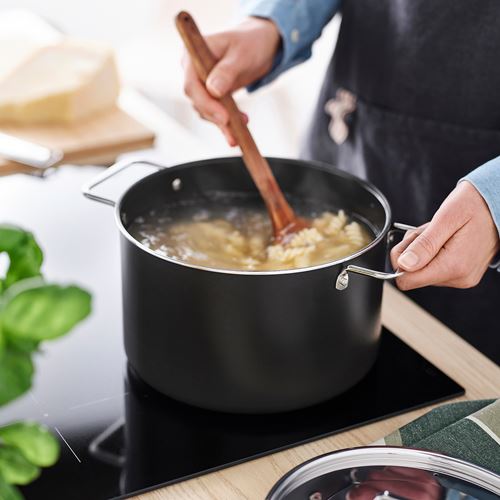 IKEA - GULDÖRING, tencere, siyah-gri, 5 lt