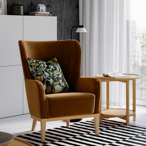 IKEA - FAGERBACKEN, armchair, alhamn ochre-brown