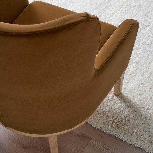 IKEA - FAGERBACKEN, armchair, alhamn ochre-brown