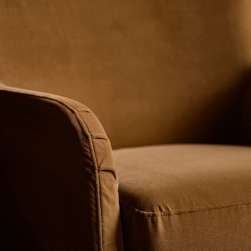 IKEA - FAGERBACKEN, armchair, alhamn ochre-brown