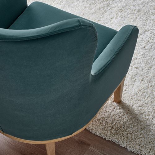 IKEA - FAGERBACKEN, tekli koltuk, alhamn koyu gri-mavi