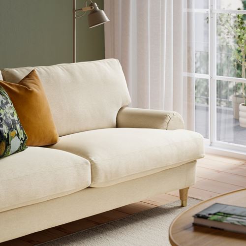 IKEA - VALNAS, 2-seat sofa, knaback light beige