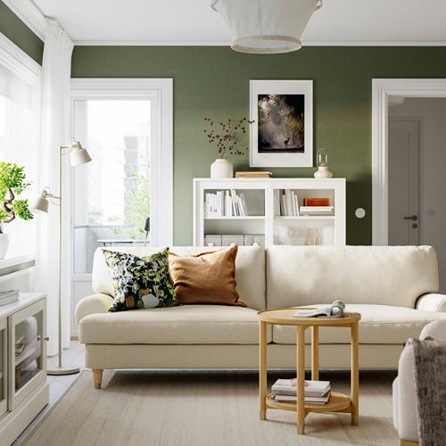IKEA - VALNAS, 3-seat sofa, knaback light beige