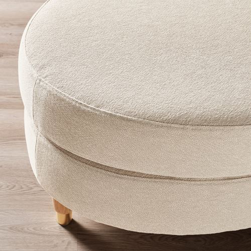 IKEA - VALNAS, puf, knaback açık bej