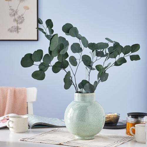 IKEA - TORKA, dried bouquet, eucalyptus green, 70 cm