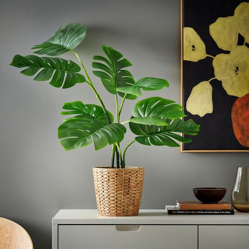 IKEA - FEJKA, artificial plant, green, 19 cm