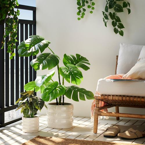 IKEA - FEJKA, artificial plant, green, 19 cm