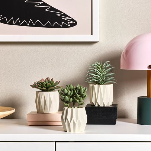 IKEA - FEJKA, artificial potted plant with pot, green