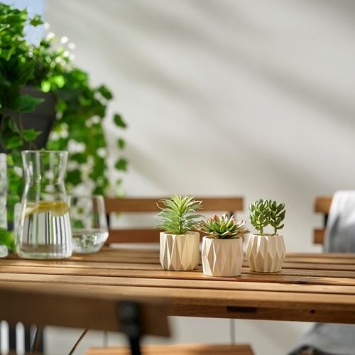 IKEA - FEJKA, artificial potted plant with pot, green