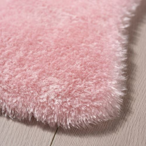 IKEA - TOFTLUND, faux sheepskin, pink, 55x85 cm