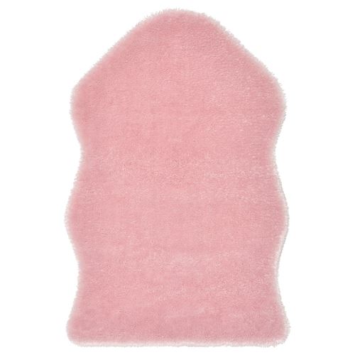 IKEA - TOFTLUND, faux sheepskin, pink, 55x85 cm