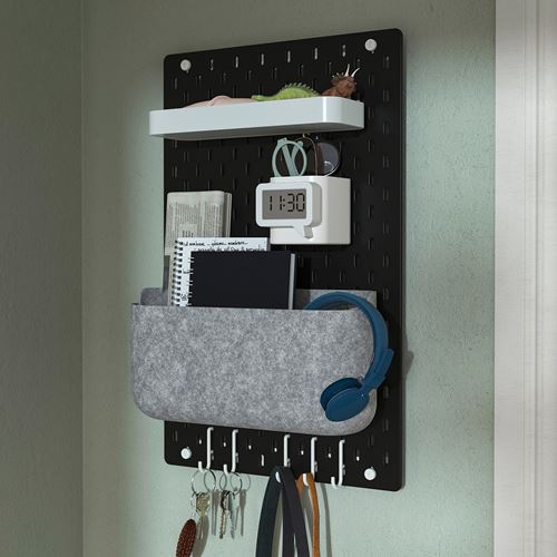 IKEA - LJUNGPIPARE, functional clock, white, 8x7 cm