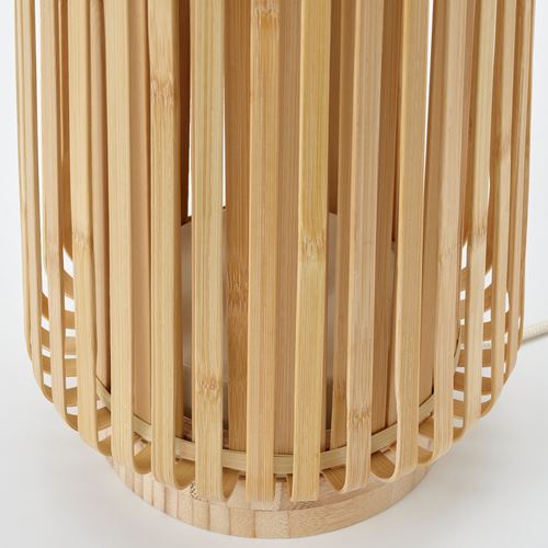 IKEA - VARPTROSS, floor lamp, bamboo, 118 cm