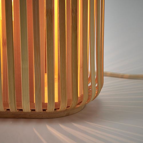 IKEA - VARPTROSS, masa lambası, bambu, 26 cm