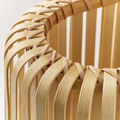 IKEA - VARPTROSS, masa lambası, bambu, 26 cm