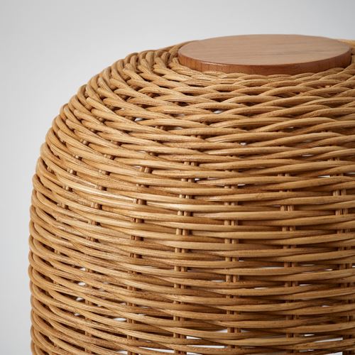 IKEA - VATERBOM, masa lambası, bambu, 27 cm