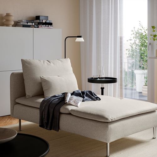 IKEA - SÖDERHAMN, uzanma koltuğu, gunnared bej