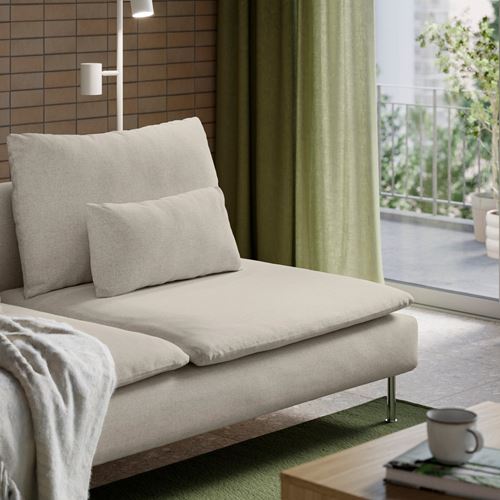 IKEA - SÖDERHAMN, 3'lü kanepe, gunnared bej