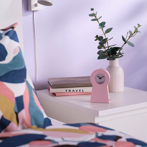 IKEA - IKEA, clock, pink, 14 cm