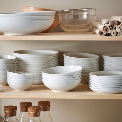 IKEA - IKEA 365+, tatlı tabağı, beyaz, 20 cm