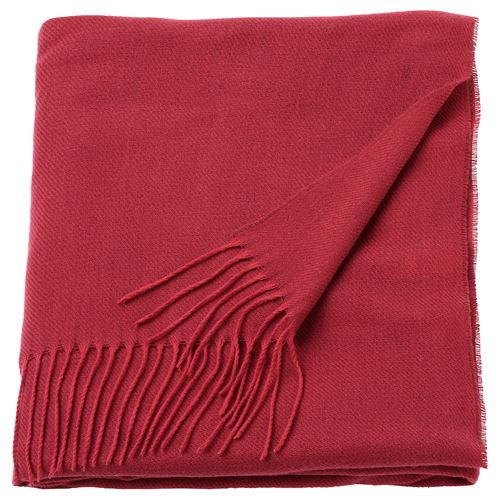 IKEA - KONVALJBUSKE, throw, red, 130x170 cm