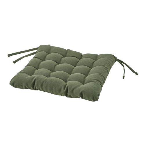 IKEA - VIPPART, chair pad, green, 38x38x6.5 cm