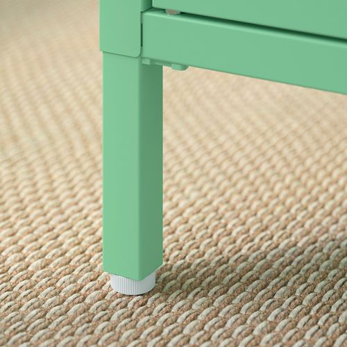 IKEA - TROTTEN, office cabinet, light green, 70x35x110 cm
