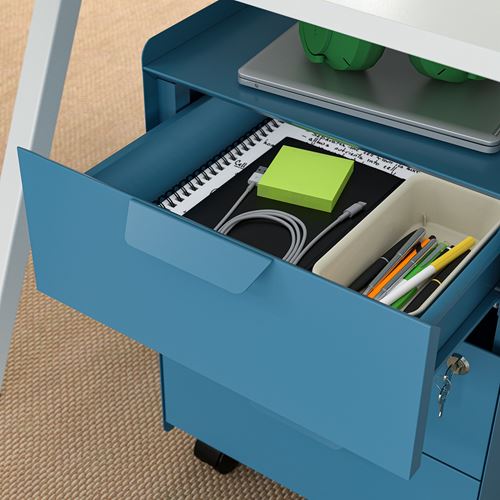 IKEA - TROTTEN, storage unit, blue, 40x56 cm
