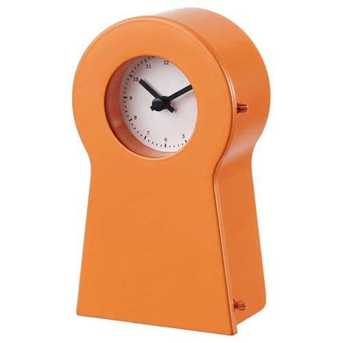 IKEA - IKEA, clock, orange, 14 cm