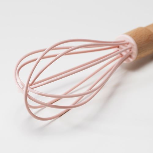 IKEA - BAKTIDER, mutfak gereçleri seti, soluk pembe