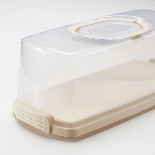 IKEA - BAKTIDER, cake carrier, white, 36x16 cm