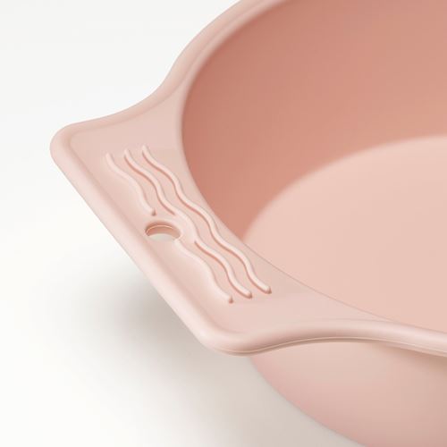 IKEA - BAKTIDER, silikon kek kalıbı, soluk pembe, 20 cm