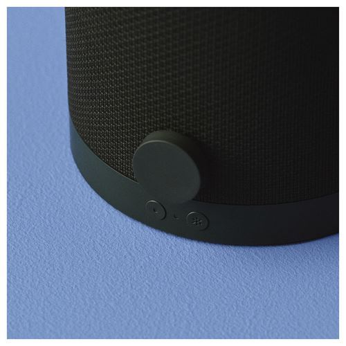 IKEA - KULGLASS, bluetooth hoparlörlü lamba, koyu yeşil, 38 cm