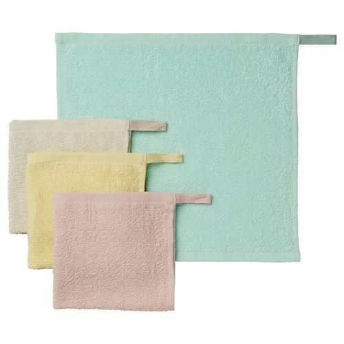 IKEA - KRAMA, hand towel for babies, multicolour, 30x30 cm