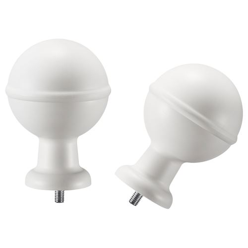 IKEA - ALVARSTANDS, finials, white