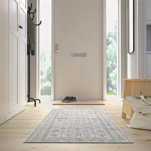 IKEA - LOKALTAG, runner rug, beige-grey, 80x250 cm