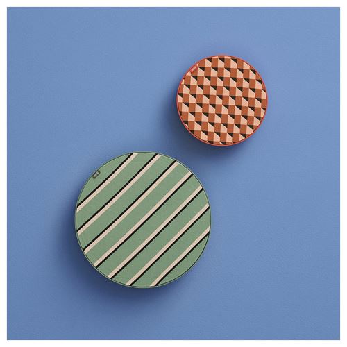 IKEA - SOLSKYDD, bluetooth speaker, green, 29 cm