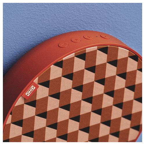 IKEA - SOLSKYDD, taşınabilir bluetooth hoparlör, turuncu, 19 cm