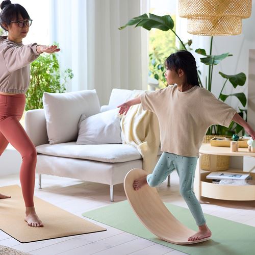 IKEA - GREJSIMOJS, çocuk denge tahtası, ahşap, 73x28 cm